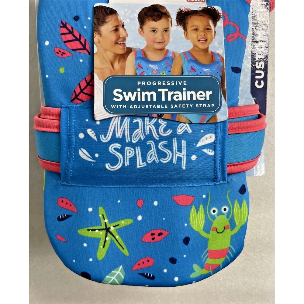 Aqua Swim School Progressive Swim Trainer‎ w/ Adjustable Strap 3-5 Years Level 3